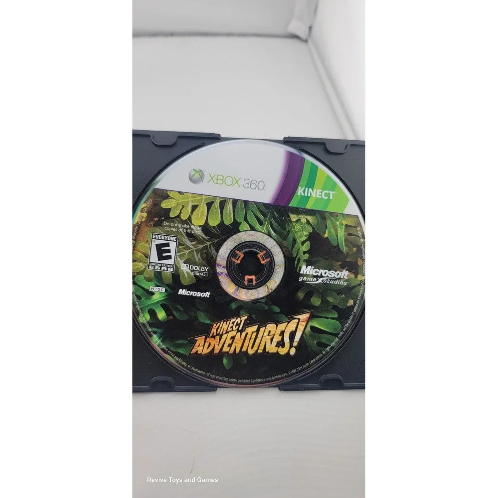 Kinect Adventures (Microsoft Xbox 360, 2010) Disc Only Tested and Working Great